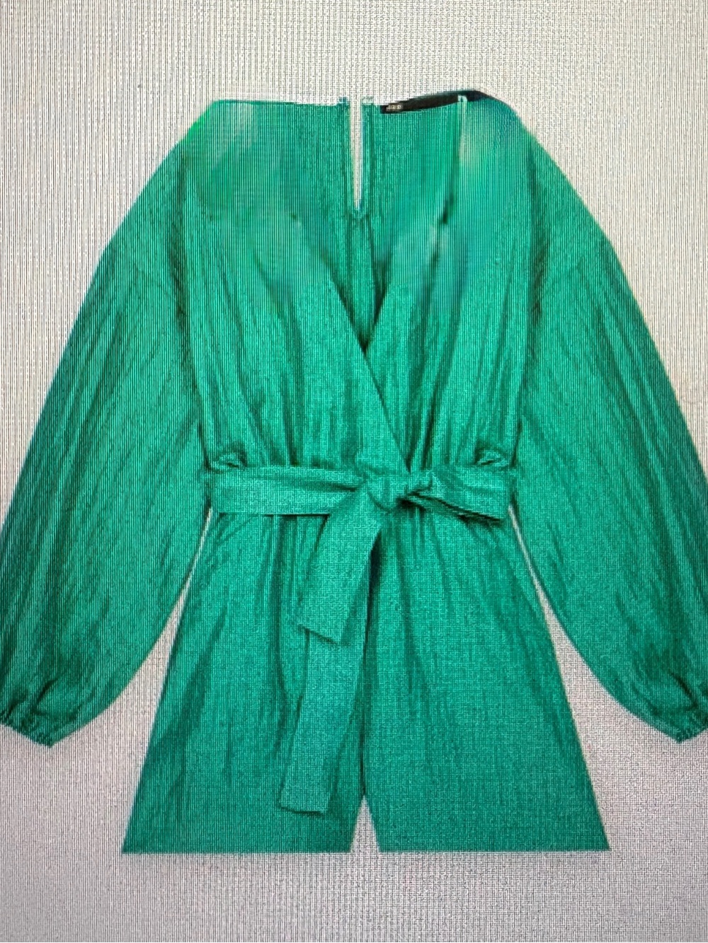 MAJE NWOT Emerald Green Shorts Jumpsuit